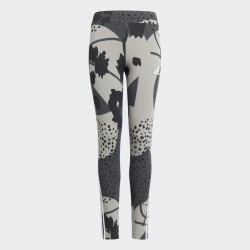ADIDAS FUTURE ICONS SPORT COTTON 3-STRIPES WILD SHAPES aop TIGHTS girls (grey)