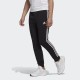 ADIDAS ESSENTIALS FRENCH TERRY TAPERED CUFF 3-STRIPES PANTS black
