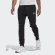 ADIDAS ESSENTIALS FRENCH TERRY TAPERED CUFF PANTS black