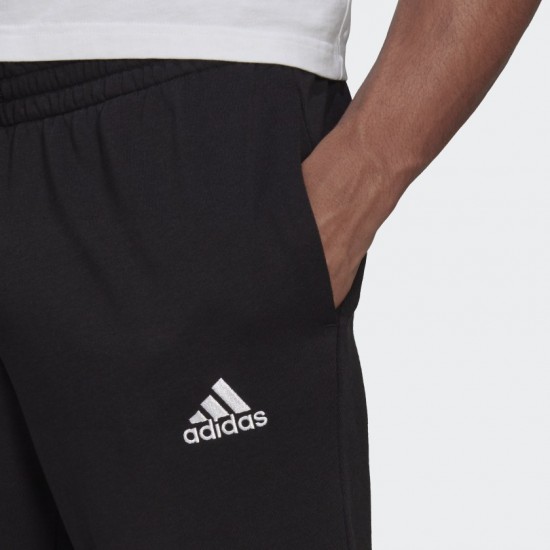ADIDAS ESSENTIALS FRENCH TERRY TAPERED CUFF PANTS (black) M APPAREL