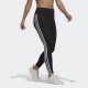 ADIDAS DESIGNED TO MOVE HIGH-RISE 3-STRIPES 7/8 SPORT TIGHTS (black) W APPAREL