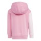 ADIDAS GIRLS 3 STRIPES FRENCH TERRY SET pink-blue APPAREL