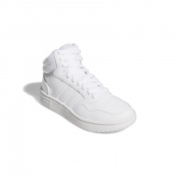 ADIDAS KIDS HOOPS MID SHOES 3.0 K GW0401 total white