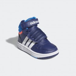 ADIDAS INFANTS HOOPS MID SHOES blue