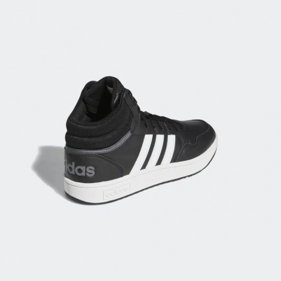 ADIDAS MEN SHOES HOOPS MID 3.0 black-white SHOES