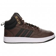 ADIDAS MEN HOOPS 3.0 Mid CLASSIC LINING WINTERIZED SHOES brown