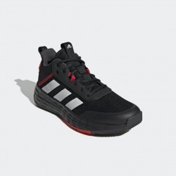 ADIDAS MEN BASKETABALL SHOES OWN THE GAME 2.0 black-red