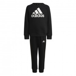 ADIDAS BADGE OF SPORTS FRENCH TERRY KIDS JOGGER SET HG4464 black