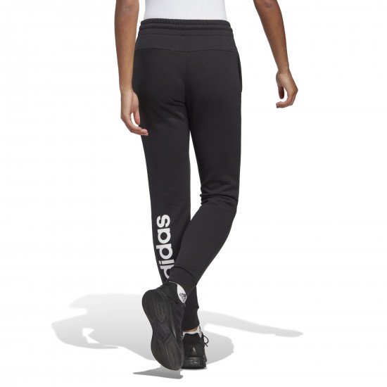 ADIDAS WOMEN FRENCH TERRY CUFFED PANTS IC6868 black APPAREL