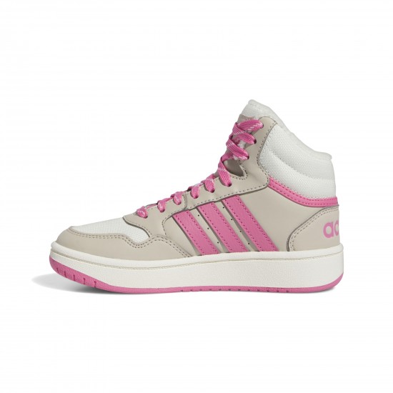 ADIDAS KIDS SHOES HOOPS MID 3.0 K IF7739 grey-pink SHOES