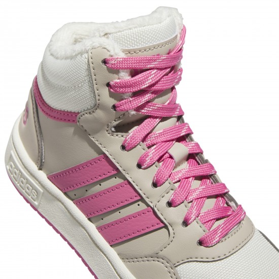 ADIDAS KIDS SHOES HOOPS MID 3.0 K IF7739 grey-pink SHOES