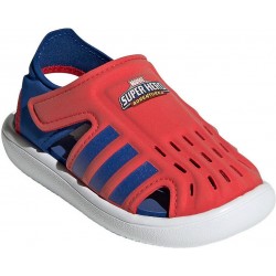 ADIDAS INFANT CLOSED-TOE SUMMER WATER SANDALS MARVEL SPIDERMAN red