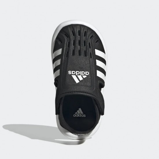 ADIDAS INFANT CLOSED-TOE SUMMER WATER SANDALS black SHOES