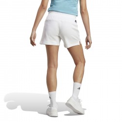 ADIDAS WOMEN ESSNETIALS LINEAR FRENCH TERRY SHORTS IC6875 white