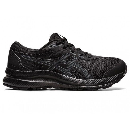 ASICS KIDS RUNNING SHOES CONTEND 8 total black SHOES