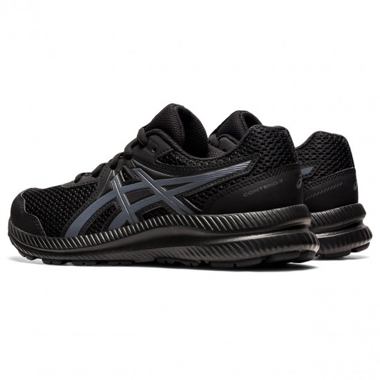 ASICS KIDS RUNNING SHOES CONTEND 7 GS total black SHOES