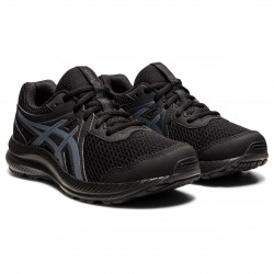 ASICS KIDS RUNNING SHOES CONTEND 7 GS total black