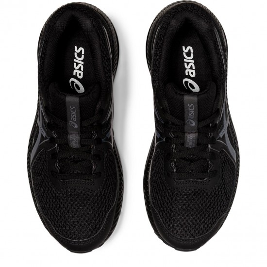 ASICS KIDS RUNNING SHOES CONTEND 7 GS total black SHOES