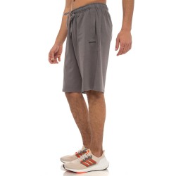 BE:NATION MEN ESSENTIALS HEAVY JERSEY SHORTS charcoal