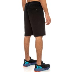 BE:NATION MEN ESSENTIALS TERRY SHORTS WITH ZIP POCKETS black