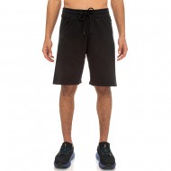 BE:NATION ΒΕΡΜΟΥΔΑ ΑΝΔΡΙΚΗ ESSENTIALS TERRY SHORTS WITH ZIP POCKETS μαύρο