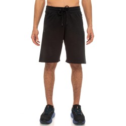 BE:NATION MEN ESSENTIALS TERRY SHORTS WITH ZIP POCKETS black