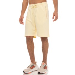 BE:NATION MEN ESSENTIALS TERRY SHORTS WITH ZIP POCKETS yellow