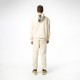 BE:NATION MEN HOODIE WITH ZIPS 06302202 off white APPAREL