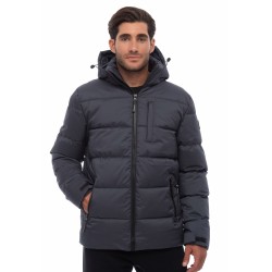 BE:NATION ΜΠΟΥΦΑΝ ΑΝΔΡΙΚΟ PUFFER JACKET 08302301 charcoal