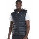 BODY ACTION MEN'S PADDED GILET WITH HOOD black APPAREL