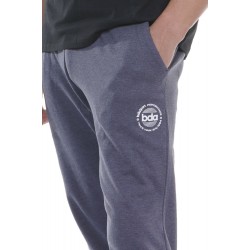BODY ACTION MEN TAPERED SWEATPANTS blue grey