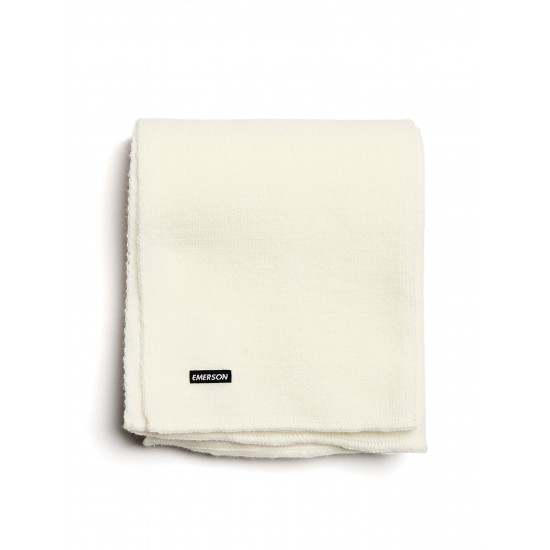 EMERSON KNITTED SCARF 222.EU03.30P white Accessories