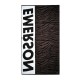 EMERSON ANIMAL PRINT BEACH TOWEL 231.EU04.08 μαύρο Accessories