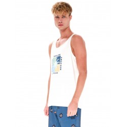 EMERSON MEN SUNSHINE AND PEACE TANK TOP 241.EM37.114 off white