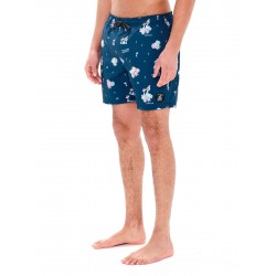 EMERSON MEN RECYCLED PRINTED 17" VOLLEY SWIM SHORTS 241.EM504.45 blue