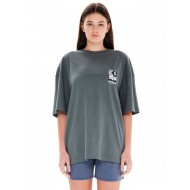 EMERSON "NATURE IS OUR FUTURE" WOMEN T-SHIRT 241.EW33.51 stone green