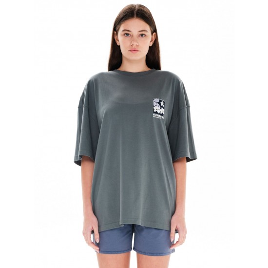 EMERSON "NATURE IS OUR FUTURE" WOMEN T-SHIRT 241.EW33.51 stone green APPAREL