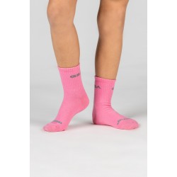 GSA 500 KIDS Quarter Socks (3 pack) PINK-GREY-FUCHSIA