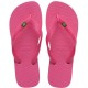 HAVAIANAS WOMEN BRASIL LOGO FLIP FLOPS 4000032 bright pink SHOES