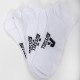 RUSSELL ATHLETIC UNISEX NO SHOW SOCKS 3pack white