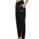 RUSSELL ATHLETIC WOMEN CUFFED PANTS A2-138-2 black APPAREL