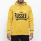 RUSSELL ATHLETIC MEN RIFLE PULL OVER HOODIE A3-026-2 yellow