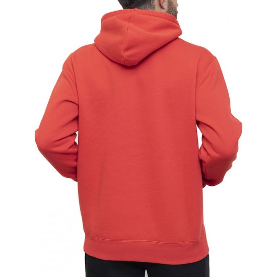 RUSSELL ATHLETIC MEN ATH 1902 PULL OVER HOODIE A3-039-2 red APPAREL
