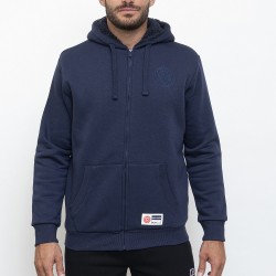 RUSSELL ATHLETIC ΖΑΚΕΤΑ ΑΝΔΡΙΚΗ ZIPHOODIE WITH SHERPA A3-041-2 μπλε