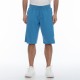 RUSSELL ATHLETIC MEN CIRCLE RAW EDGE SHORTS A2-036-1 light blue APPAREL