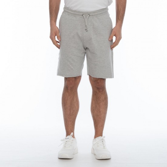 RUSSELL ATHLETIC MEN COINED RAW EDGE SHORTS grey APPAREL