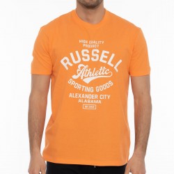 RUSSELL ATHLETIC MEN SPORTING GOODS T-SHIRT A2-007-1 orange