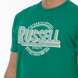 RUSSELL ATHLETIC MEN CIRCLE T-SHIRT A2-010-1 green