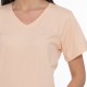RUSSELL ATHLETIC WOMEN V-NECK T-SHIRT pale blush APPAREL