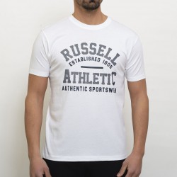 RUSSELL ATHLETIC MEN 1902 CREWNECK T-SHIRT A3-007-1 white